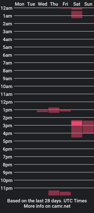 cam show schedule of secret_hand_hug