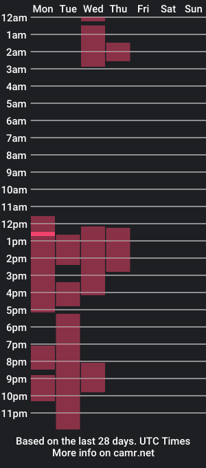 cam show schedule of secretofficexxx