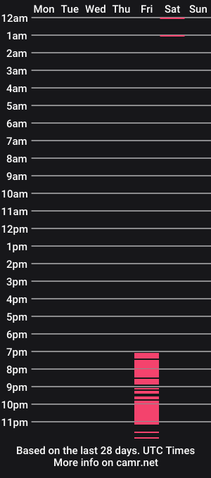 cam show schedule of slutboy4females