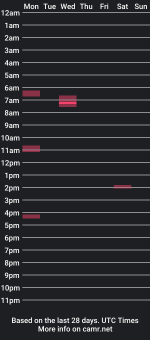 cam show schedule of stroke1