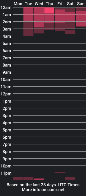 cam show schedule of stroong_couple_