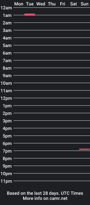 cam show schedule of surfvoyeur