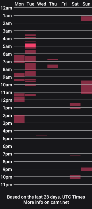 cam show schedule of theguyss678