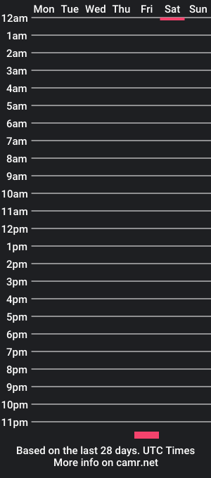 cam show schedule of tinydickdenmark