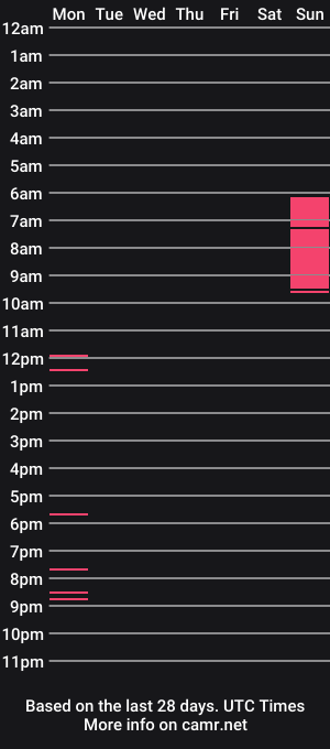 cam show schedule of tjbraud4