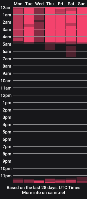 cam show schedule of toomybigcock