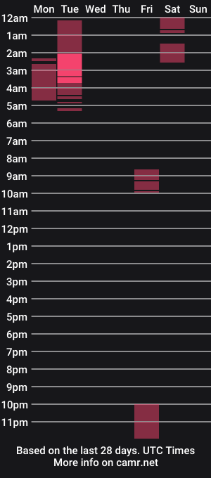 cam show schedule of toyboybitchslut