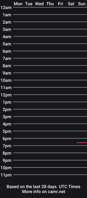 cam show schedule of urpleasure_jean