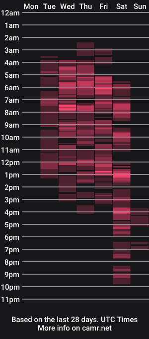 cam show schedule of victoriaandjesse