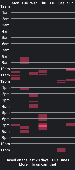 cam show schedule of vikk64