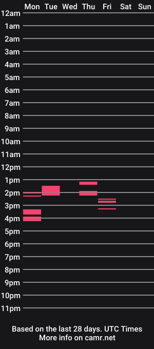 cam show schedule of vincent_bestshot