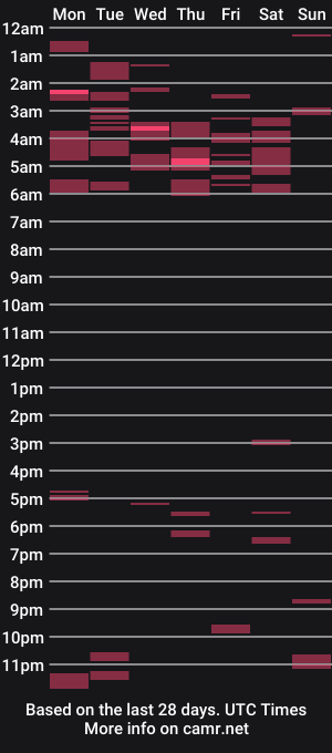 cam show schedule of wetwizard7