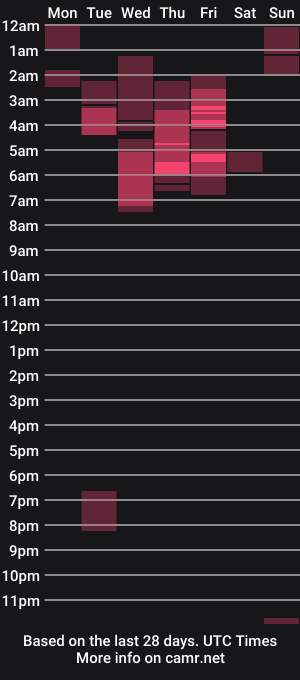 cam show schedule of wncmodels