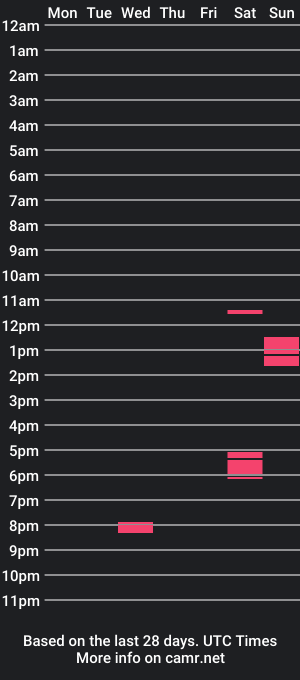 cam show schedule of yesanything4u